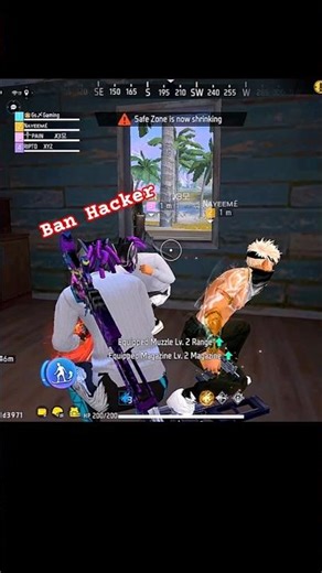 Garena free fire Remove Hackers #shorts #foryou #foryoupage