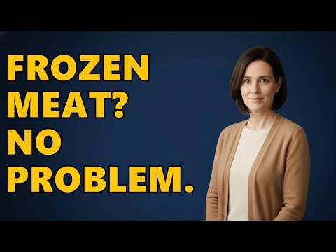 How To Cut Frozen Meat?