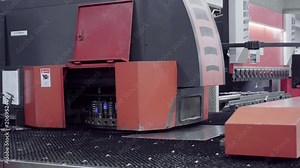 a special automatic press for punching tin sheets. it can completely punch holes and do stamping