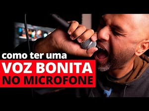 How to make the BEAUTIFUL VOICE to sing into the Microphone (how to use a microphone) UNPRECEDENTED