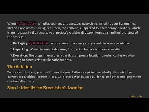 Solving the PyInstaller Data Folder Access Issue in Game Development