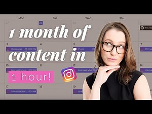 Make a content calendar with me 👩‍💻 batch + schedule! Rella Review/Tutorial 📲