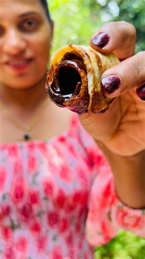 Chocolate with crepe🥞🍫Bast Recipe #yummyfood#food#tastyfood#crepe