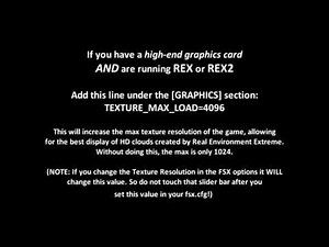 Easy, Effective FPS Optimizations - Flight Simulator X