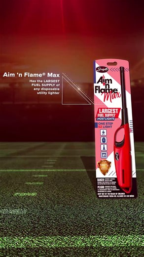 Official Lineup: 🏈 🔥 Scripto® Aim ‘N Flame® Max 🔥 Scripto® Aim ‘N Flame® Max Torch Flame 🔥 Scripto® Aim ‘N Flame® Max Flex 🔥 Scripto® Aim ‘N Flame® Max Xlong #ScriptoLighters #Lighters #Football #ForTheLighterMoments