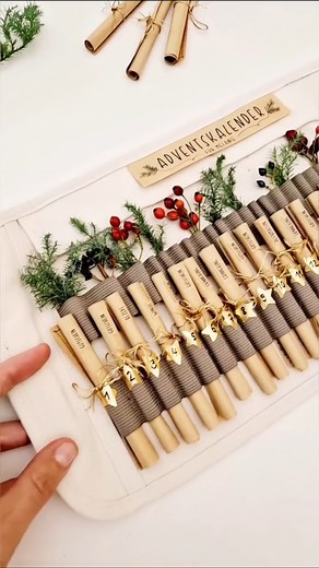 DIY Adventskalender To Go - Weihnachtsbasteln mit IKEA Mäppchen