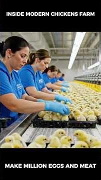 Inside Modern Chickens Farm - Make Million Eggs and Meat
