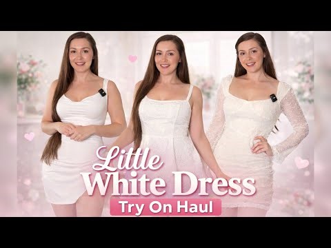 Little White Dresses | Try On Haul