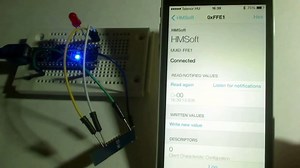 Iphone Bluetooth Control Arduino with HM 10 BLE