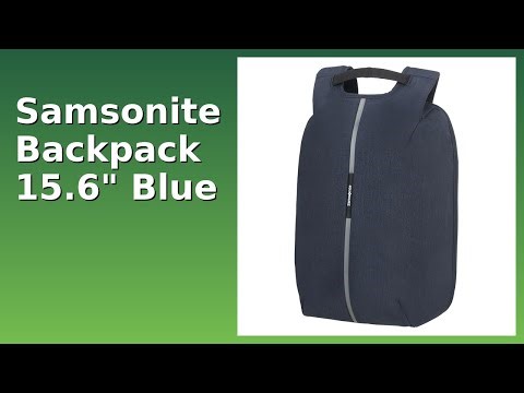 REVIEW (2025): Samsonite Backpack 15.6" Blue. ESSENTIAL details.