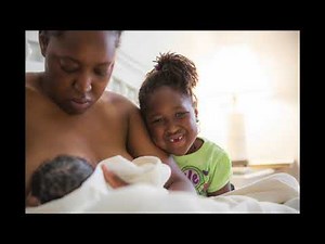 Big sister supports her mom during natural childbirth video | The Art of Birth
