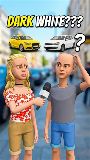The color that broke my car shopping #darkwhite #animation