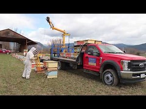 Moving bees with an Ezy-Loader to Creston