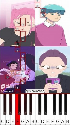 Which couple is the best? COMPLETE EDITION‬ ‪(@tieanimation) - Octave Piano Tutorial