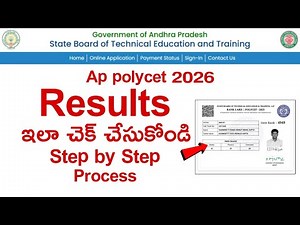how to check ap polycet results 2026 | ap polycet results 2026