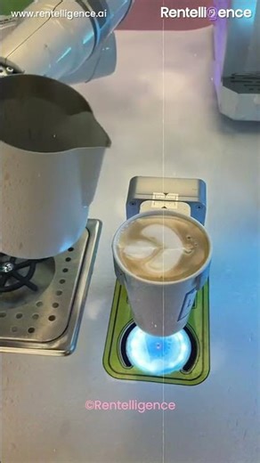 This Robot Makes Your Coffee for You — The Future of Smart Kitchens Is Here #rentelligence