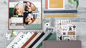 Feel at home, sweet home with the Homestead collection! This farmhouse chic collection was inspired by rustic designs and décor from home interiors with industrial accents in an earthy palette of brown, green, light and dark blue, black and white. US: https://bit.ly/3fIlpfH CA: https://bit.ly/2PVTZYS | Creative Memories