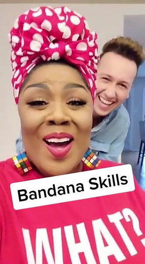 Singer and Vocal Coach Cheryl Porter Shows Off Bandana Skills