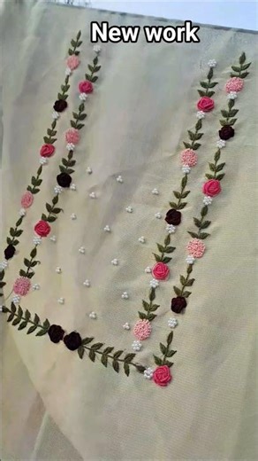 ✨🧶punjabi handwork suit🎊#dhaga_kadai#beginner#aariworkclasses#trending#embroidery#rumalkadai#ytshort