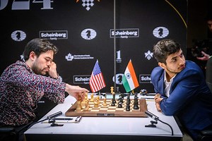 Watch how Indian GM Vidit crushed American GM Nakamura in the Ruy Lopez Berlin Defense Opening | FIDE Candidates 2024, Round 2 #chess #trap #fyp #fide #candidates | ChessFam