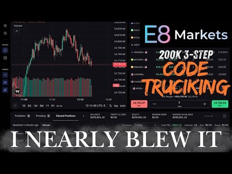 My Trade Breakdown: What I Did Right & Wrong on My $200K 3-Step E8 Markets Account (I’m in phase 3)