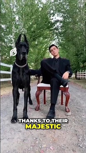 Great Dane 🐶 Majestic Giants Taller Than Most Animals