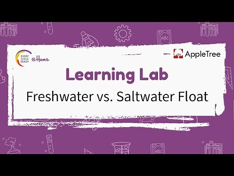 Freshwater vs. Saltwater Float Learning Lab