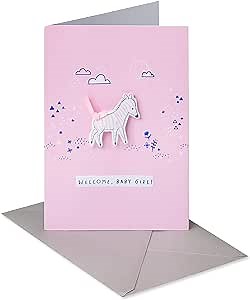 American Greetings New Baby Girl Card (World of Wonder)
