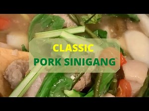 Easiest Pork Sinigang Recipe (Classic Filipino Recipe) | You will love this!