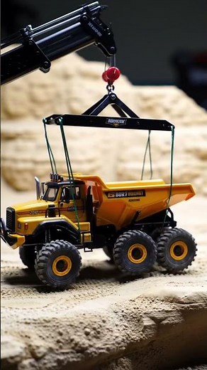 Massive RC Construction: Dump Trucks & Crane Power! 🏗️