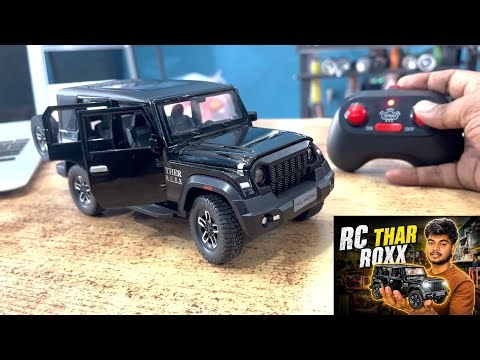 Diecast remote control Mahindra Thar roxx Unboxing & review, ￼￼