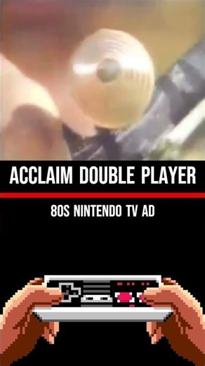 ACCLAIM DOUBLE PLAYER SYSTEM 80s NINTENDO TV AD #retrogaming #nes #oldtvcommercials #nintendo #retro