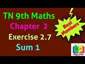 9th maths Chapter 2 Exercise 2.7 sum 1 | Class 9 Exercise 2.7 sum 1 | Super brain mathematics