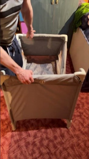 Travel baby cot bed assembly trick #baby #bed #travel