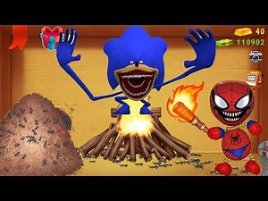 CRAZY Shin Sonic Tapes vs SPIDERMAN Buddy | Kick The Buddy