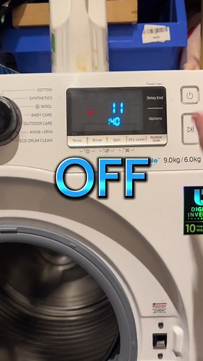 Turning Off a Samsung Washing Machine Safely