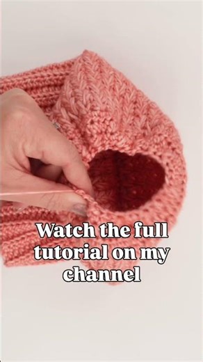 This textured beanie pattern is addictive #crochet #tutorial