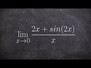 Evaluating the limit using properties of limits and special trig limits