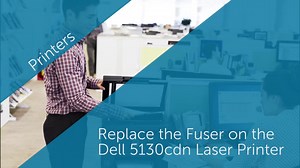 How to Replace the Fuser on Dell 5130cdn Laser Printer
