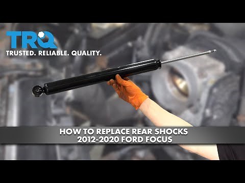 How To Replace Rear Shocks 2012-2020 Ford Focus