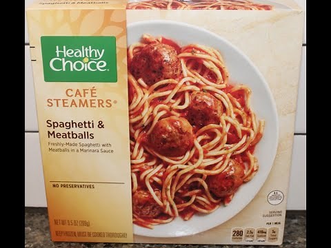 Healthy Choice Café Steamers: Spaghetti & Meatballs Review