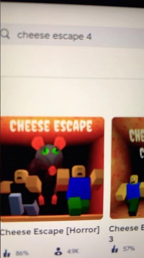 How to get cheese escape 4 and cheese escape 6 on Roblox