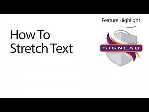 How To Stretch Text