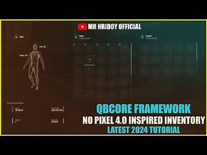 QBCore No-Pixel 4.0 Inspired Inventory Script | FiveM Roleplay Scripts | Fivem Tutorial