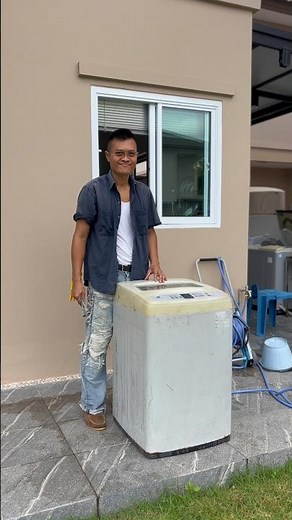 How to tighten a washing machine belt #laundry #washing machine #Chuanakon #daddytricks