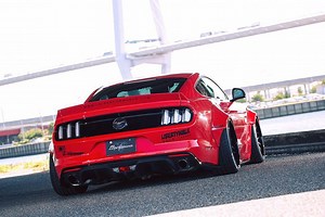 Liberty Walk wide-body Ford Mustang revealed