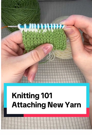 How to Attach New Yarn While Knitting