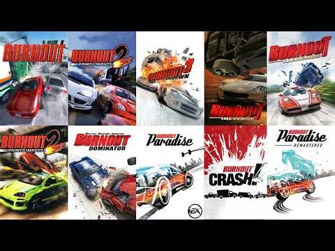 Evolution of Burnout Games (2001–2018)