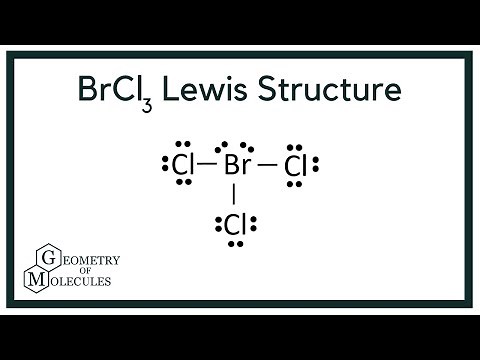BrCl3 Lewis Structure (Bromine Trichloride)