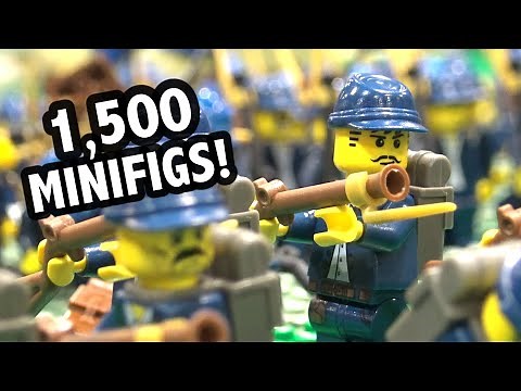 Huge LEGO Battle of Fredericksburg | American Civil War